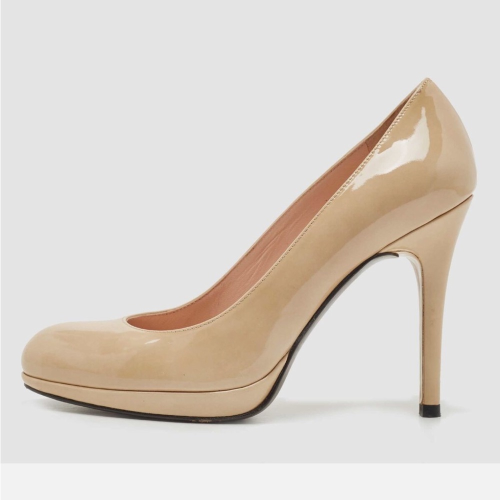 Stuart Weitzman Cream Stiletto Heels